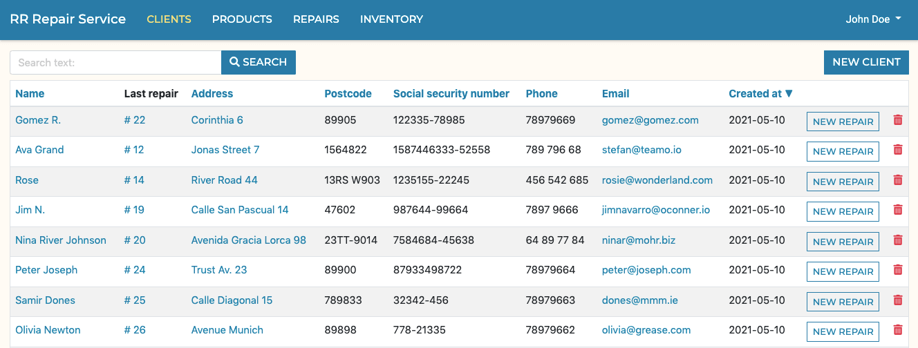 Manage your clients using repair ticketing software